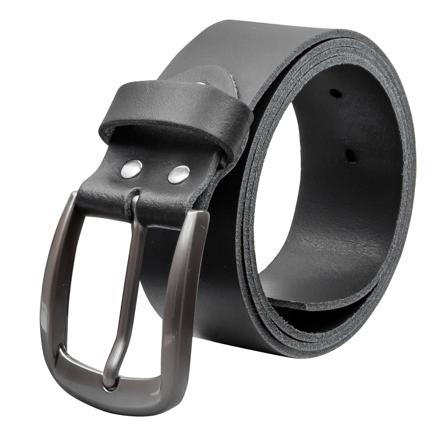 40 mm Gürtel Spaltleder Modell EH525-SL-Schwarz