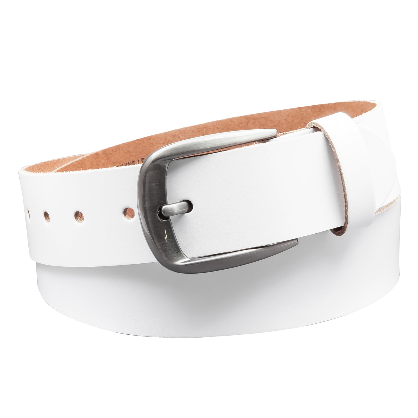 40 mm Gürtel Spaltleder Modell EH525-SL-Weiss