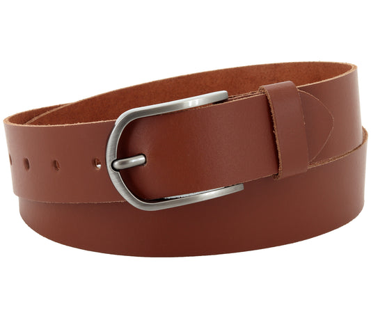 40 mm Gürtel Spaltleder Modell EH527-SL-Hellbraun