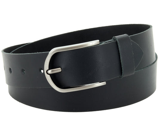 40 mm Gürtel Spaltleder Modell EH527-SL-Schwarz