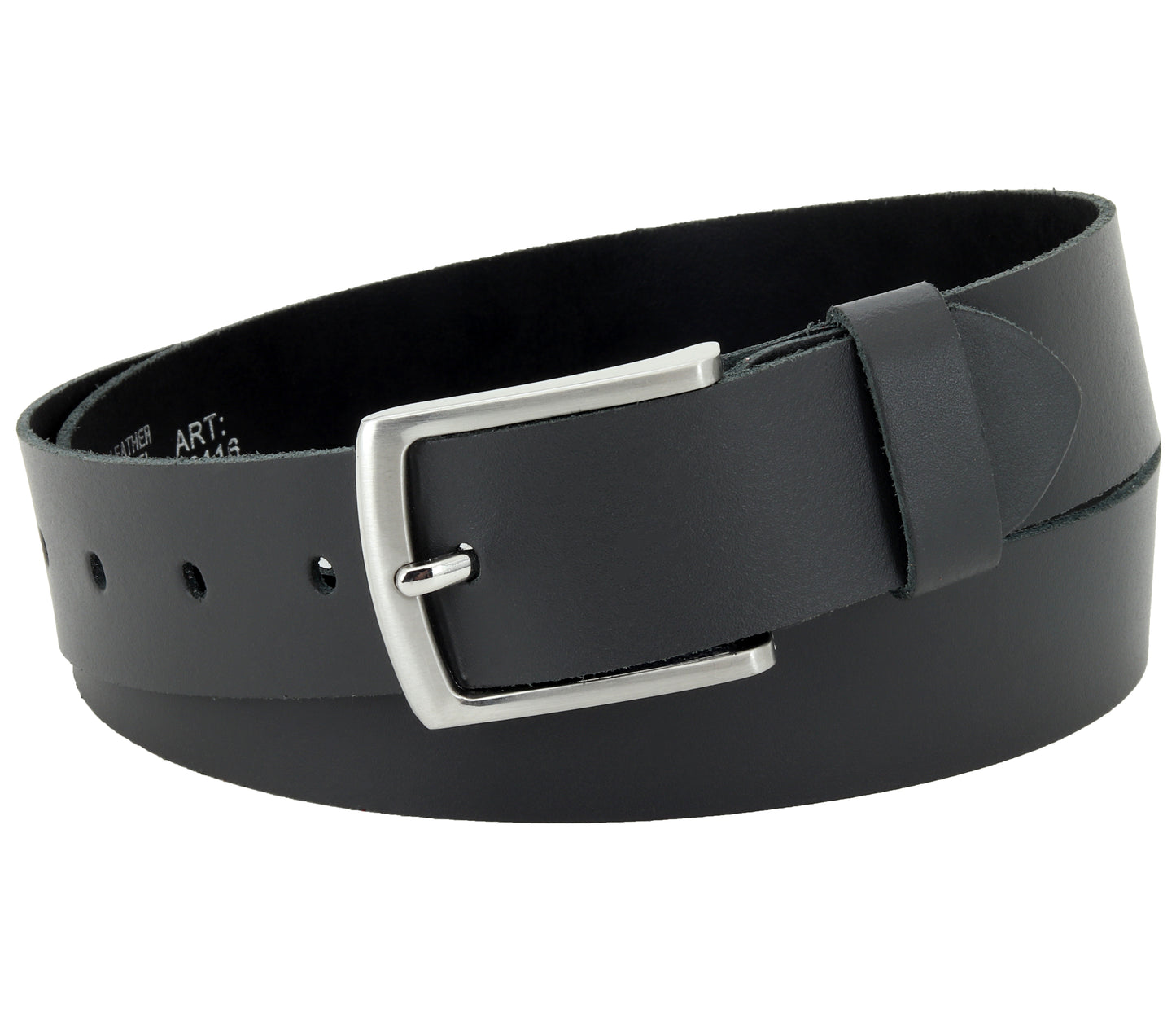 40 mm Gürtel Spaltleder Modell EH528-SL-Grau