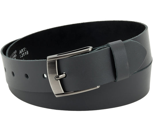 40 mm Gürtel Spaltleder Modell EH531-SL-Grau