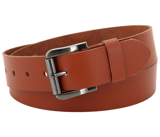40 mm Gürtel Spaltleder Modell EH536-SL-Cognac