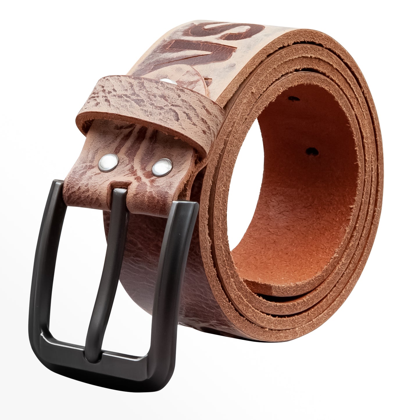 40 mm Gürtel Aufruck Leder Modell EH55-AD-Rustikal