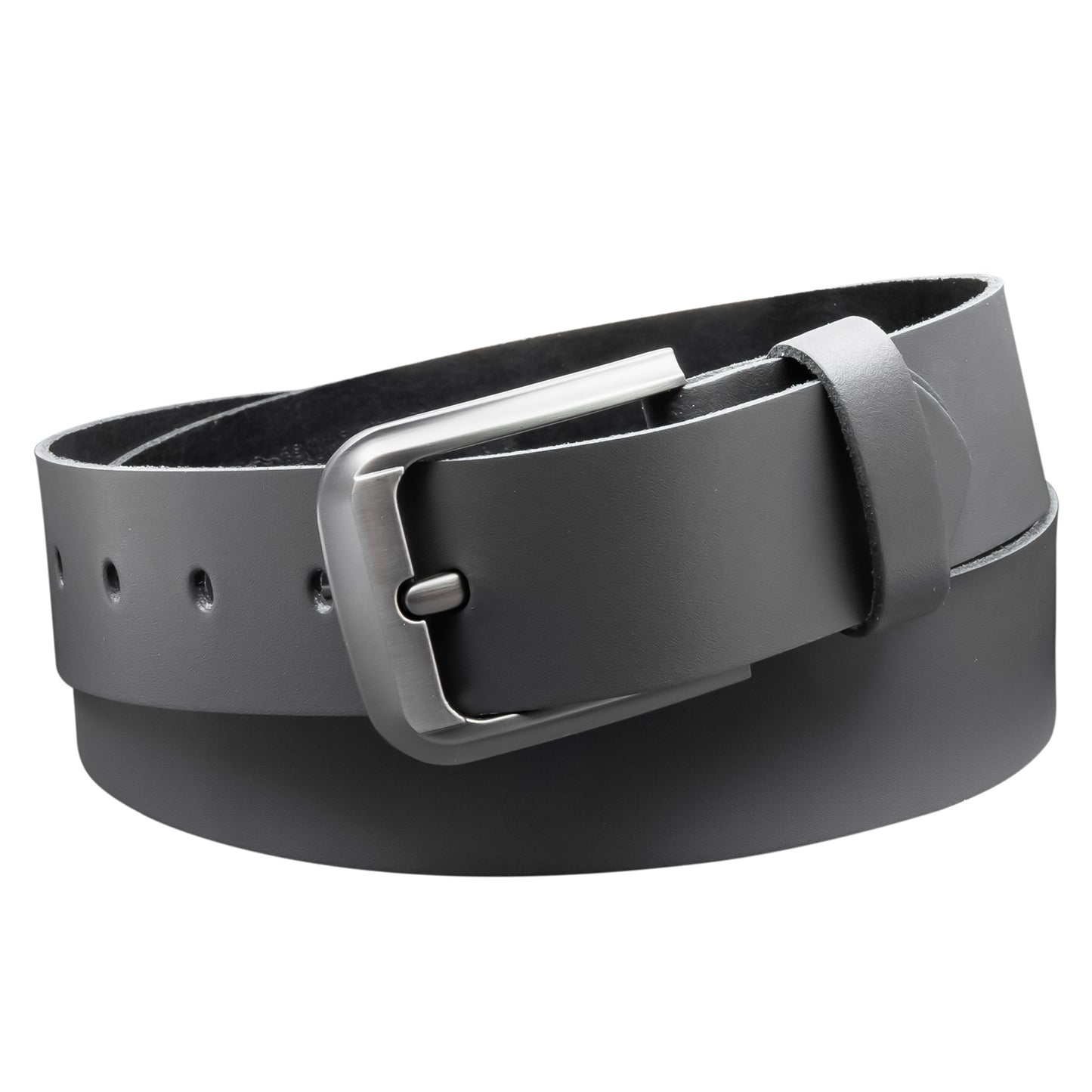40 mm Gürtel Spaltleder Modell EH55-SL-Grau