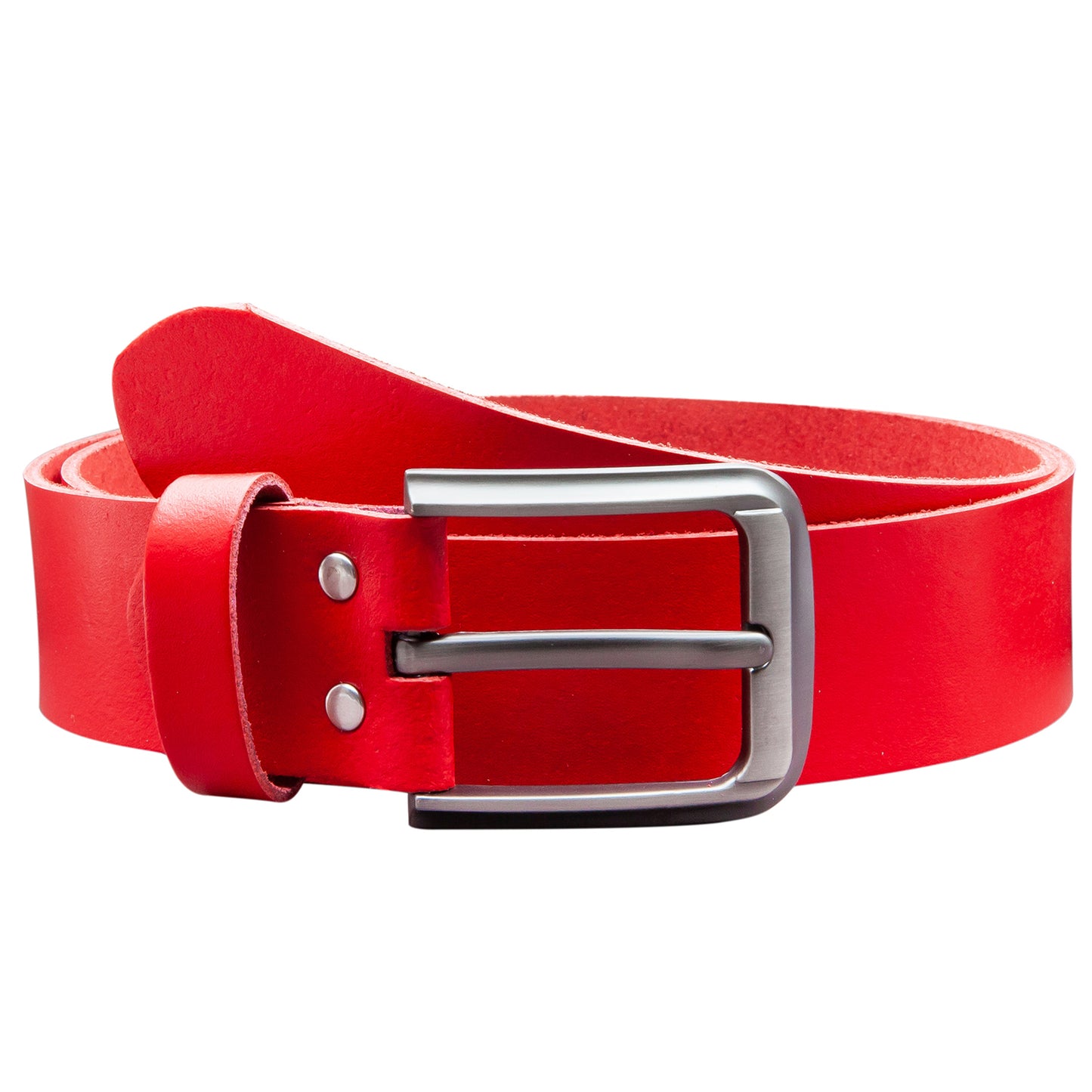 40 mm Gürtel Spaltleder Modell EH55-SL-Rot