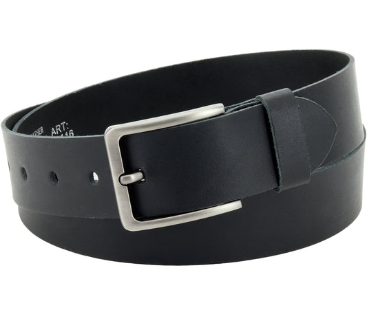 40 mm Gürtel Spaltleder Modell EH550-SL-Schwarz