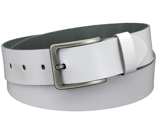 40 mm Gürtel Spaltleder Modell EH550-SL-Weiss