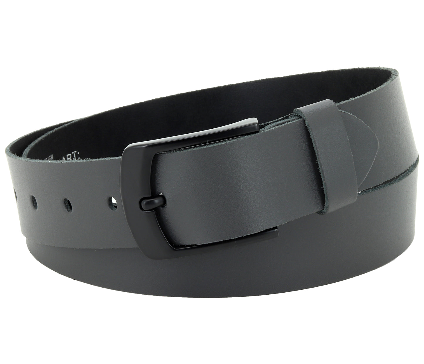 40 mm Gürtel Spaltleder Modell EH558-SL-Grau