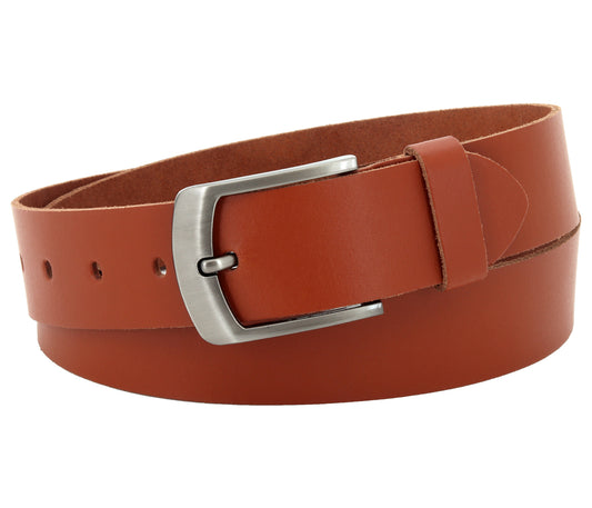 40 mm Gürtel Spaltleder Modell EH559-SL-Cognac