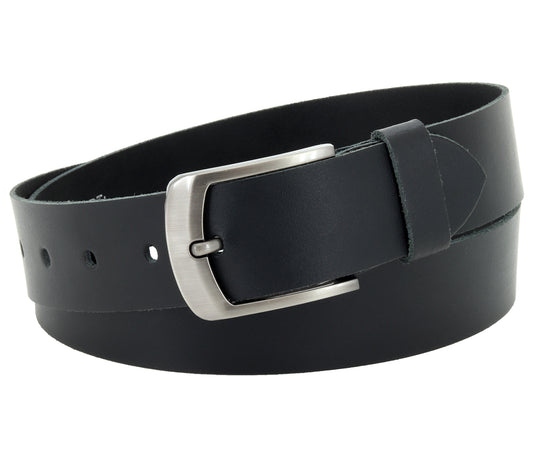 40 mm Gürtel Spaltleder Modell EH559-SL-Schwarz