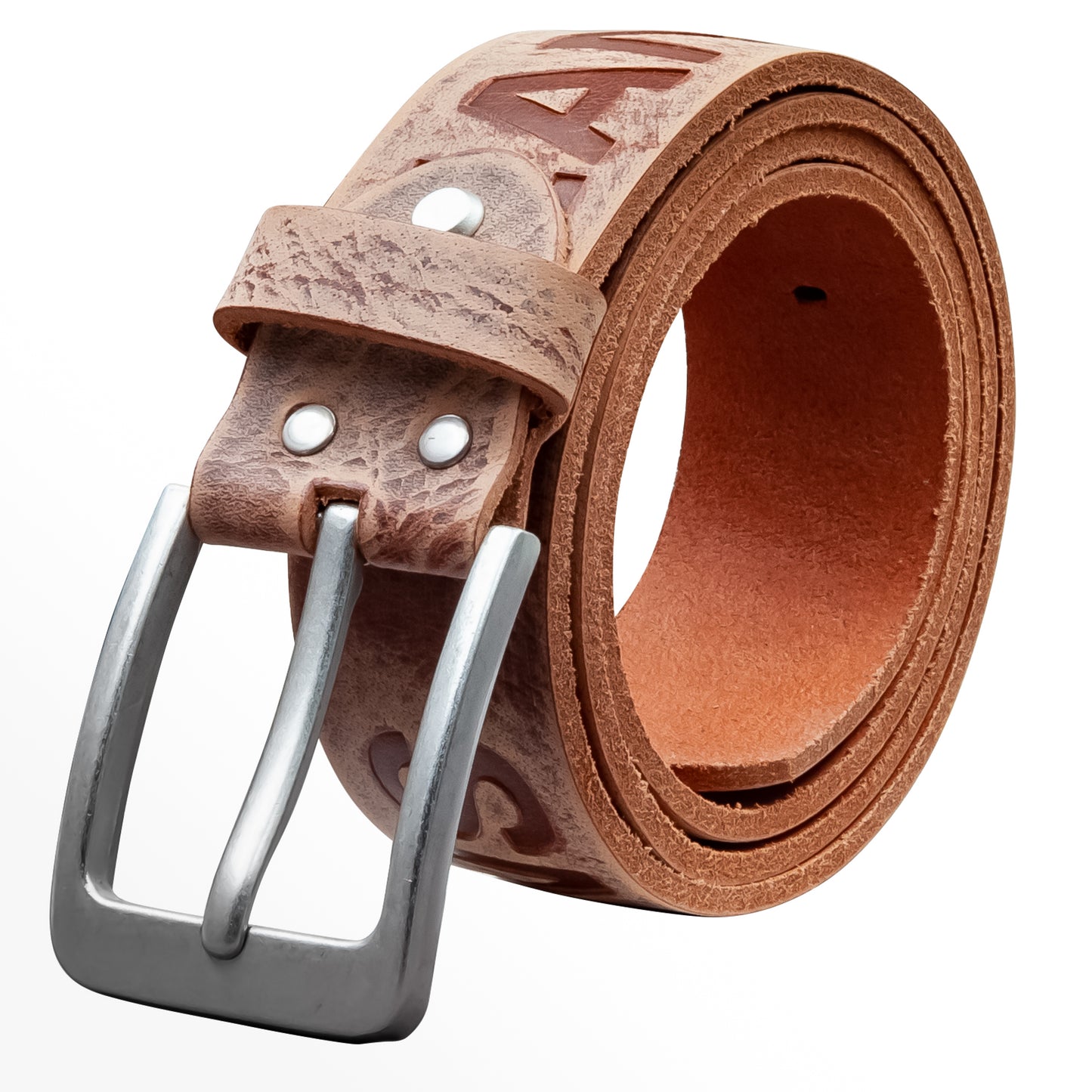 40 mm Gürtel Aufruck Leder Modell EH56-AD-Rustikal