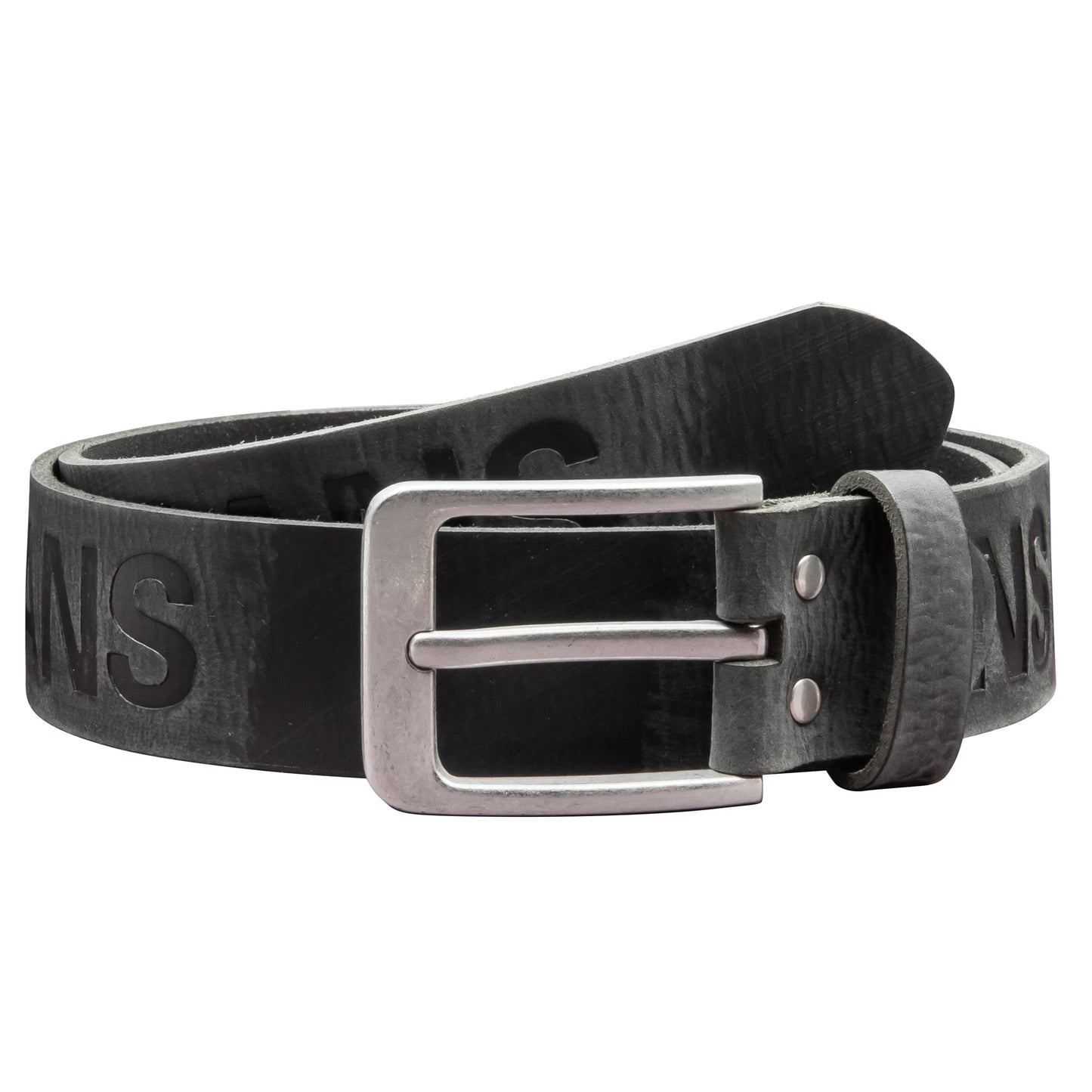 40 mm Gürtel Aufruck Leder Modell EH56-AD-Schwarz