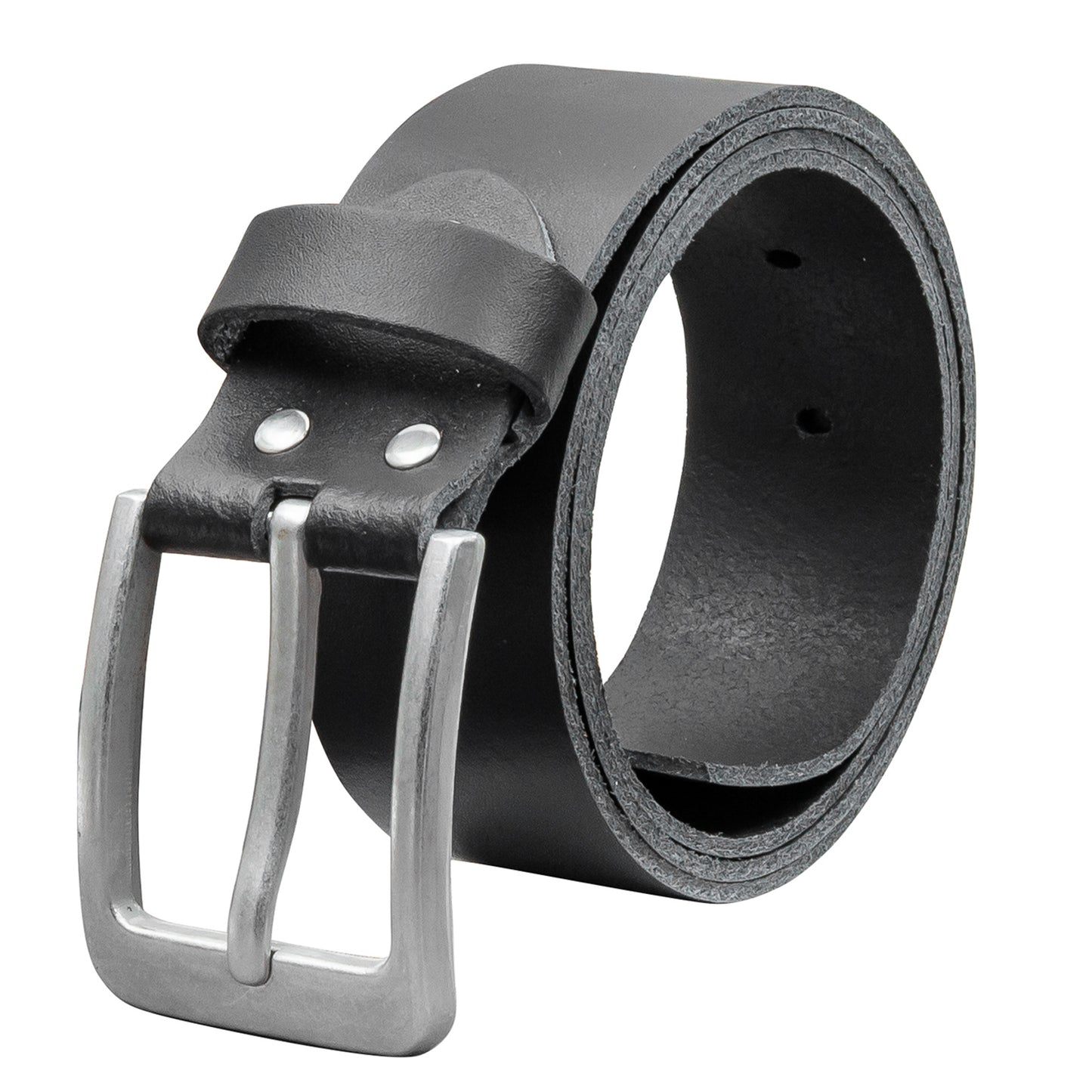 40 mm Gürtel Spaltleder Modell EH56-SL-Schwarz