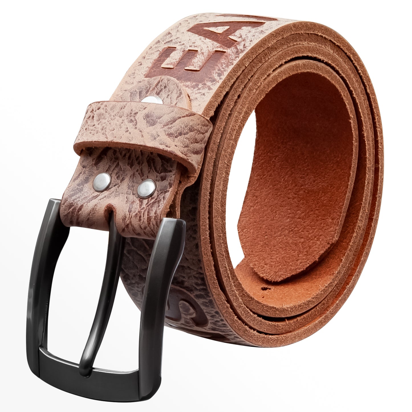 40 mm Gürtel Aufruck Leder Modell EH560-AD-Rustikal