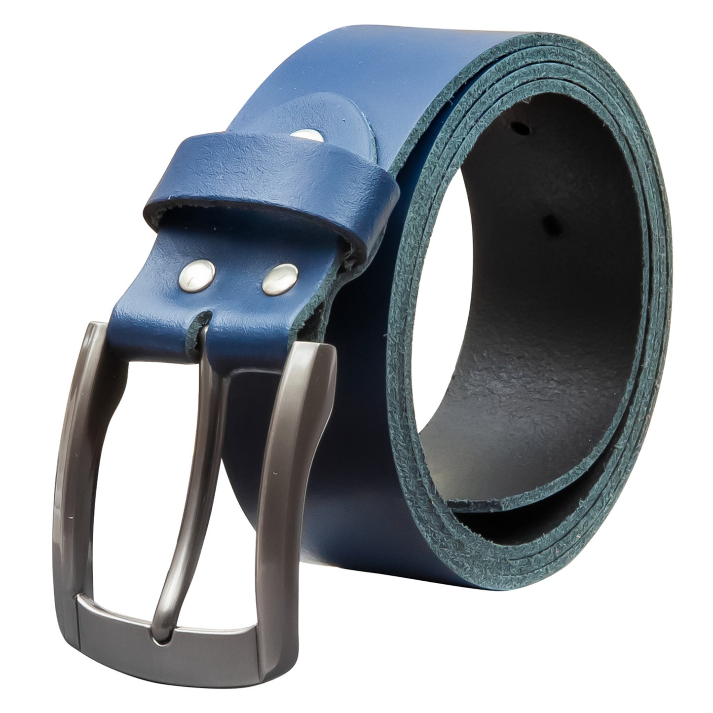 40 mm Gürtel Spaltleder Modell EH560-SL-Dunkelblau