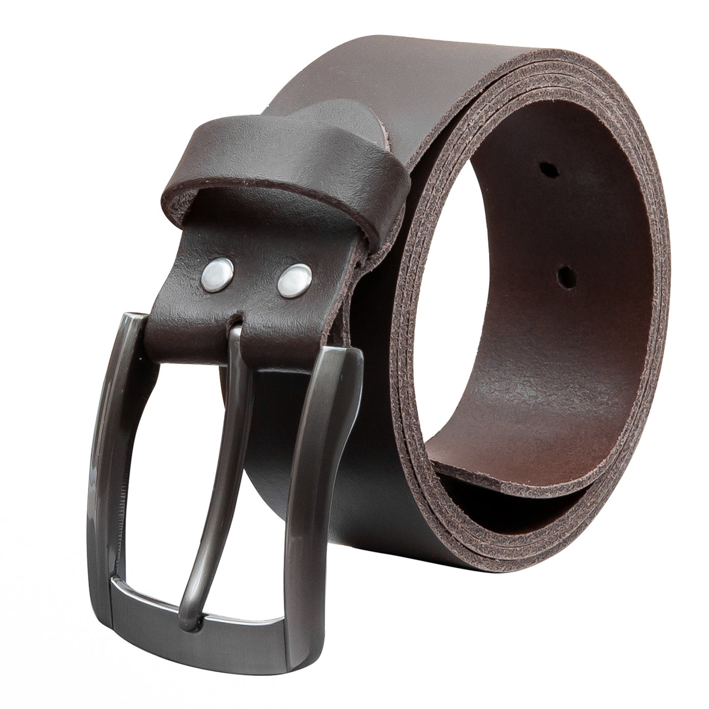 40 mm Gürtel Spaltleder Modell EH560-SL-Dunkelbraun