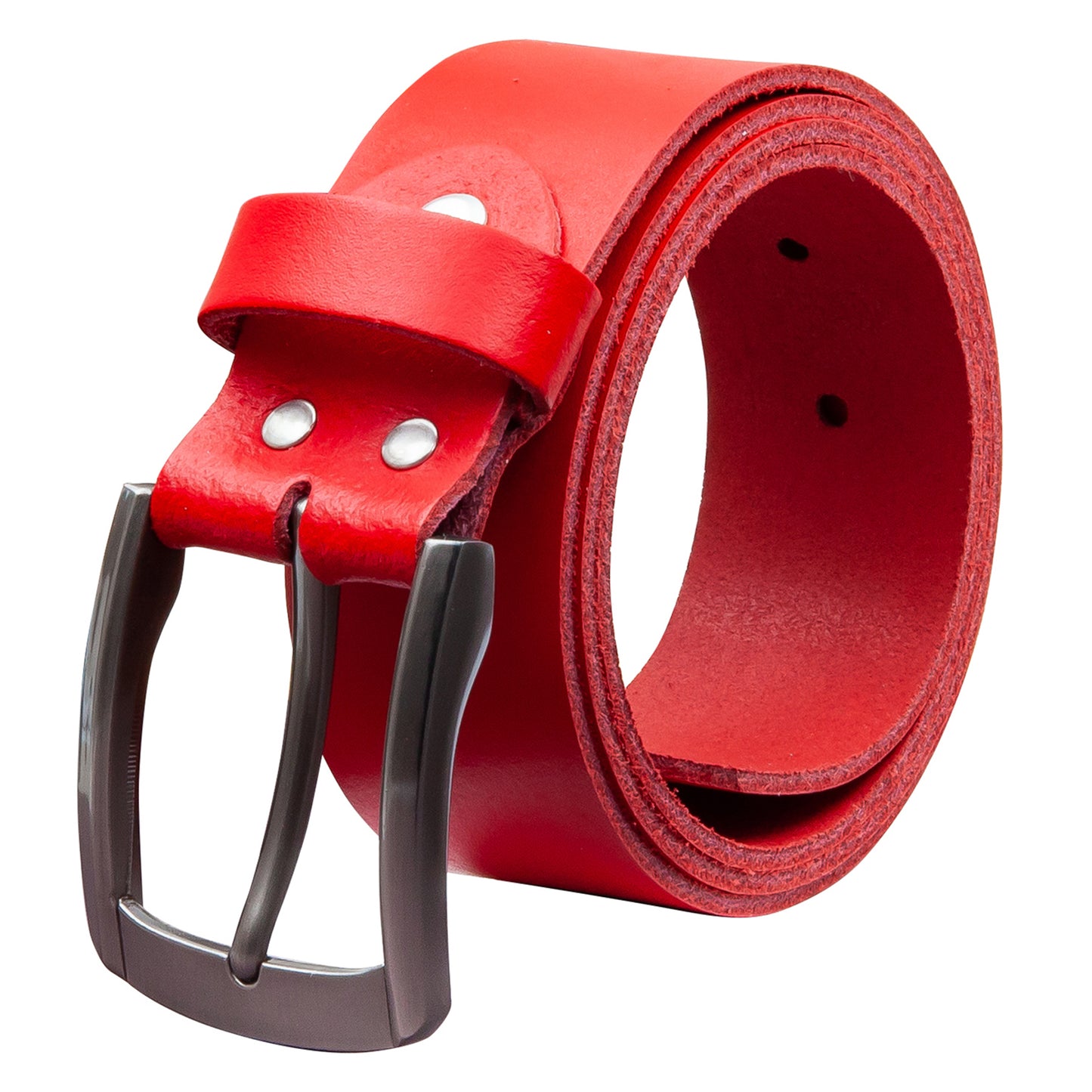 40 mm Gürtel Spaltleder Modell EH560-SL-Rot