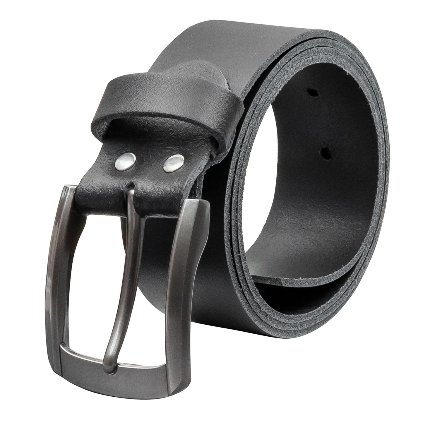 40 mm Gürtel Spaltleder Modell EH560-SL-Schwarz