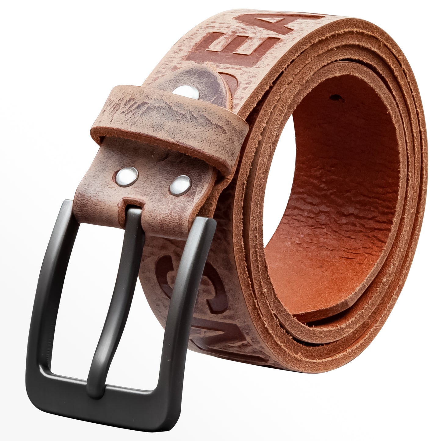 40 mm Gürtel Aufruck Leder Modell EH565-AD-Rustikal