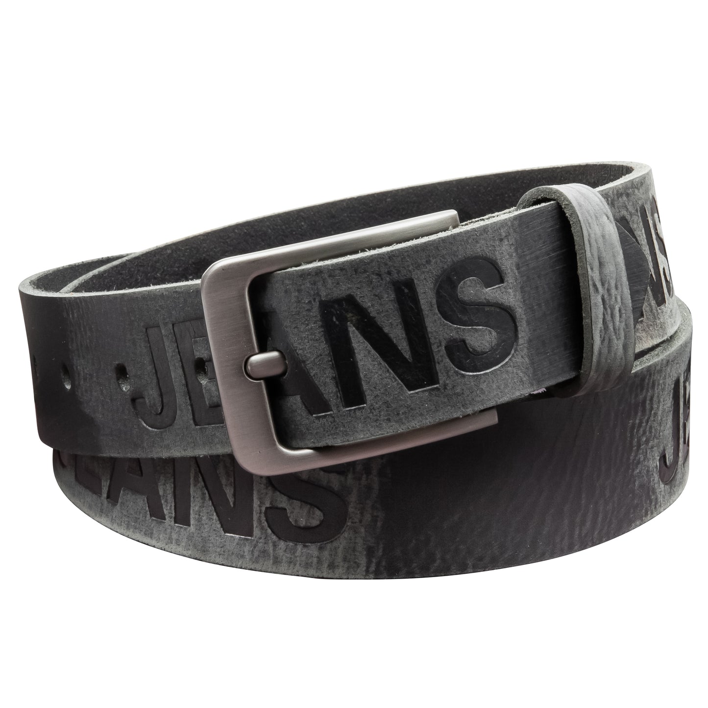 40 mm Gürtel Aufruck Leder Modell EH565-AD-Schwarz