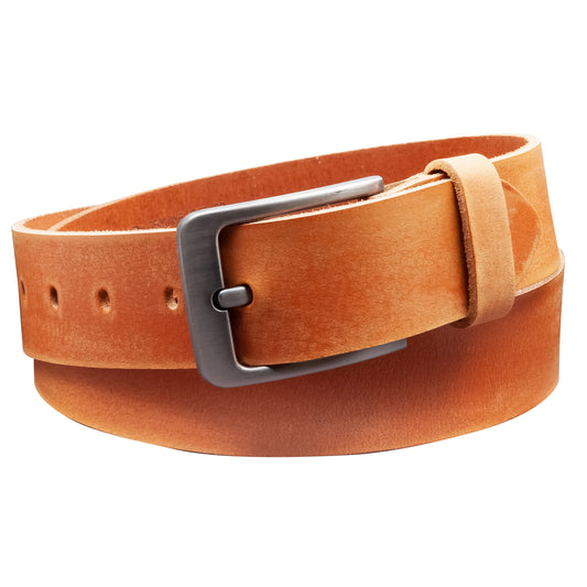 40 mm Gürtel Geschliffenes Leder Modell EH565-GE-Cognac
