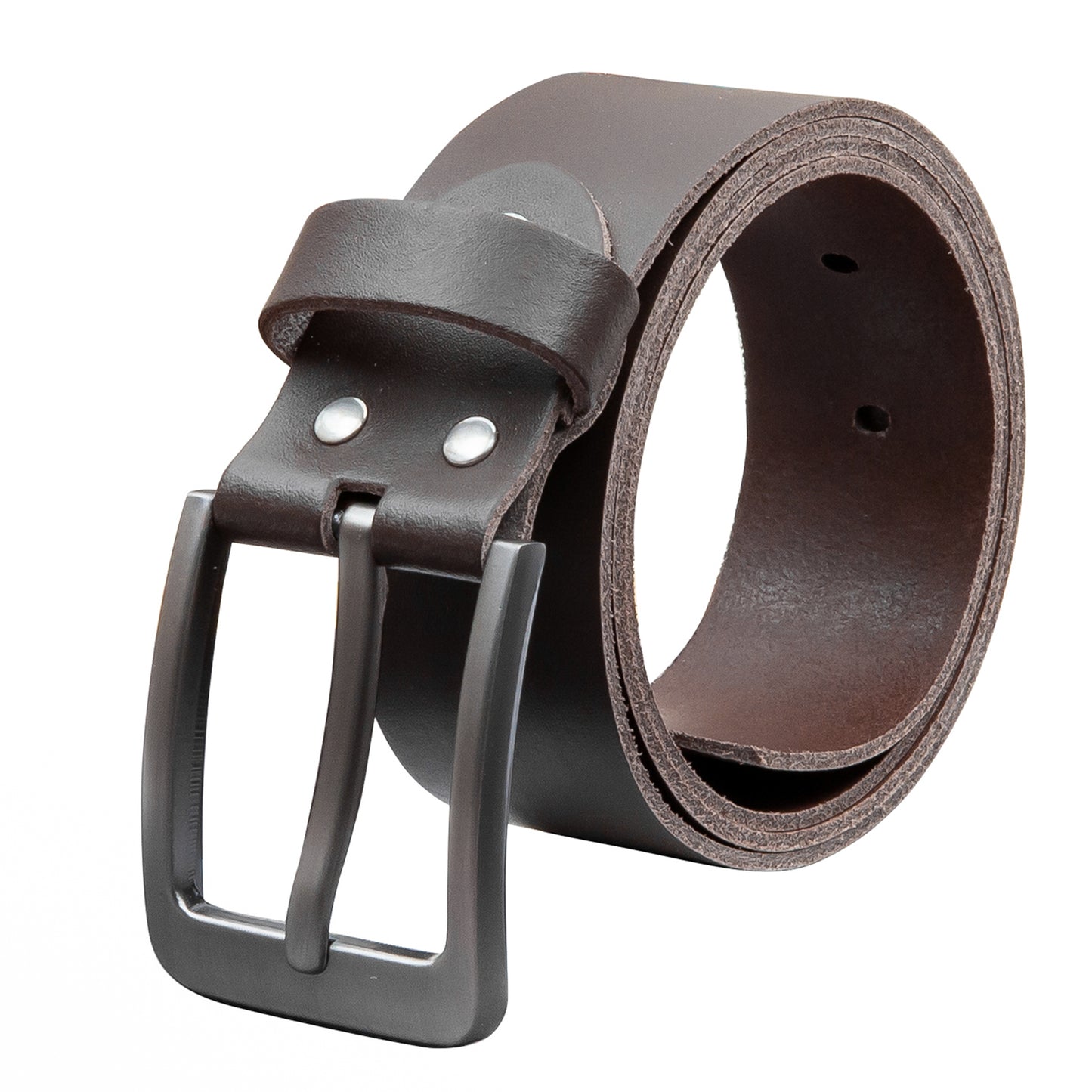 40 mm Gürtel Spaltleder Modell EH565-SL-Dunkelbraun