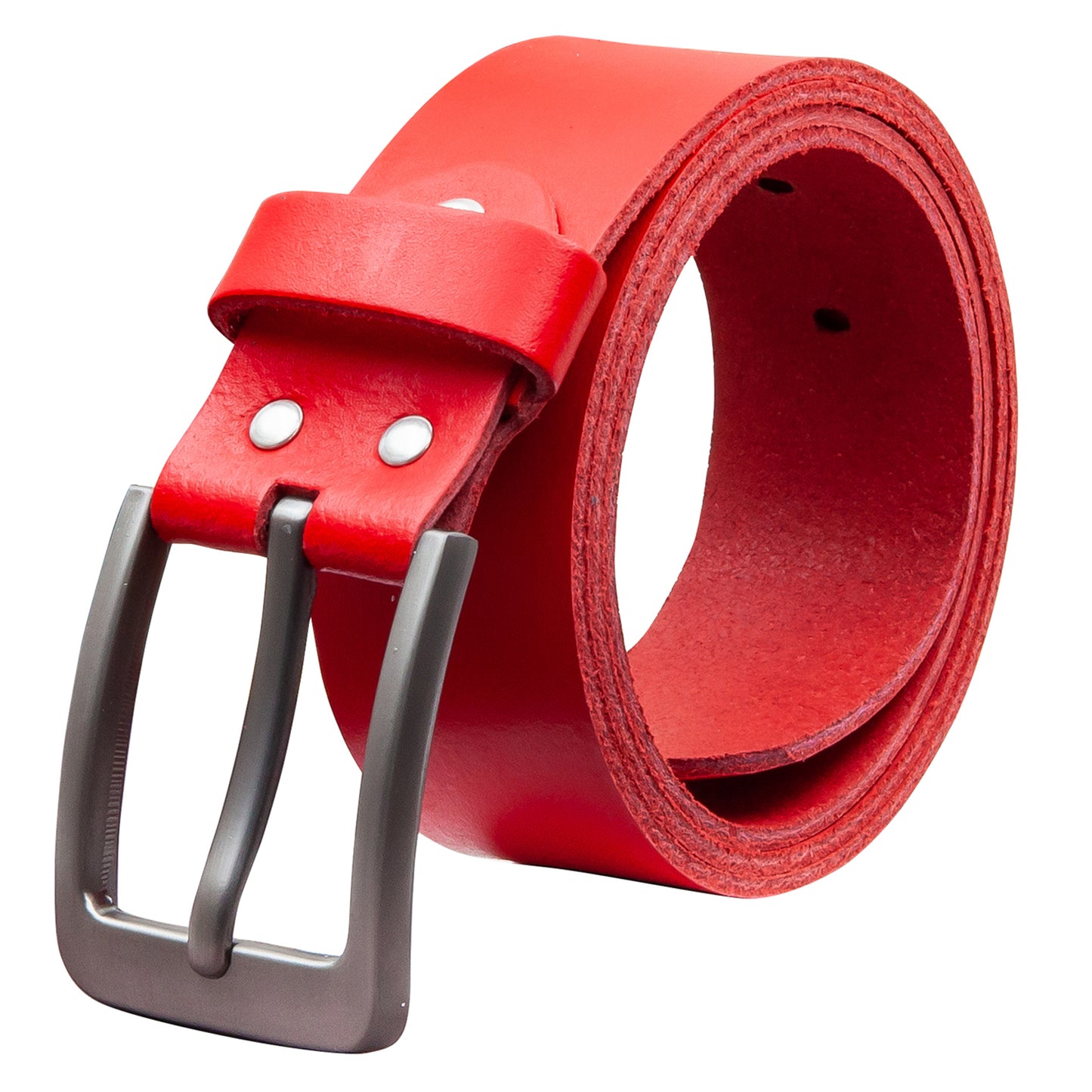 40 mm Gürtel Spaltleder Modell EH565-SL-Rot