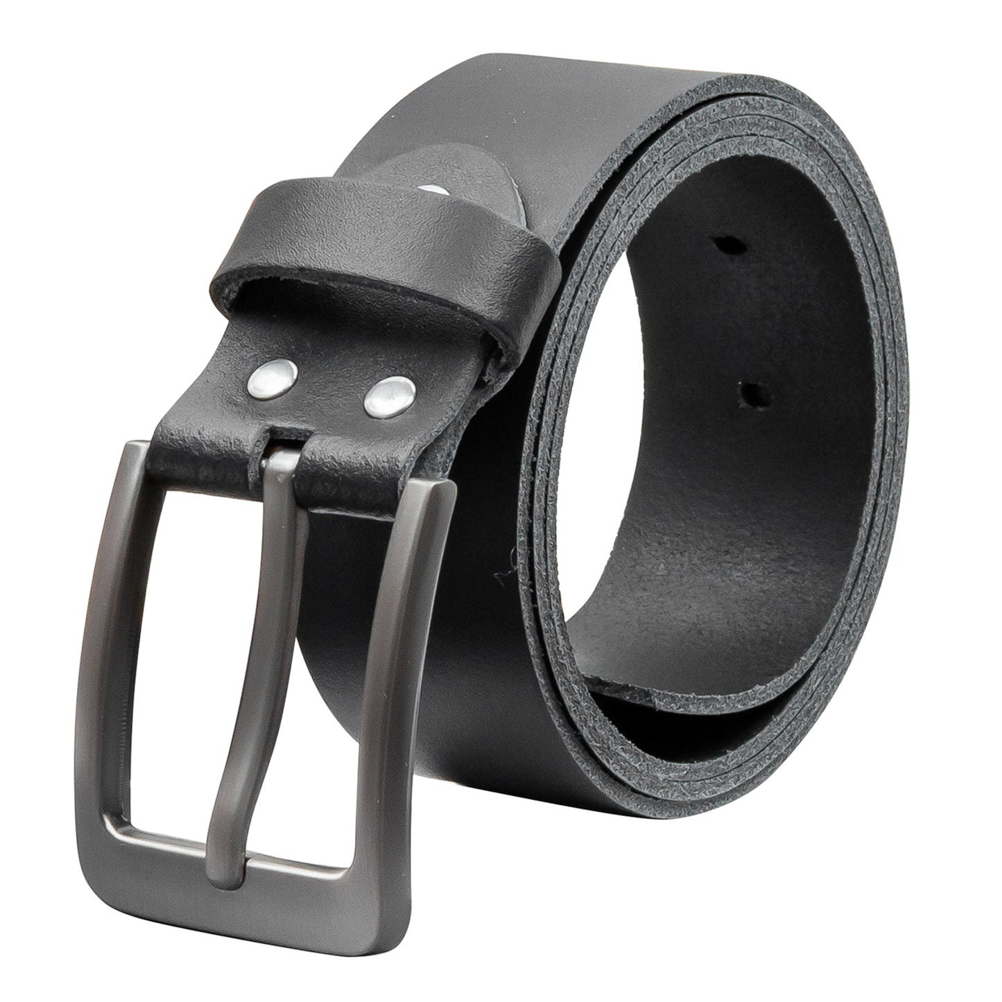 40 mm Gürtel Spaltleder Modell EH565-SL-Schwarz