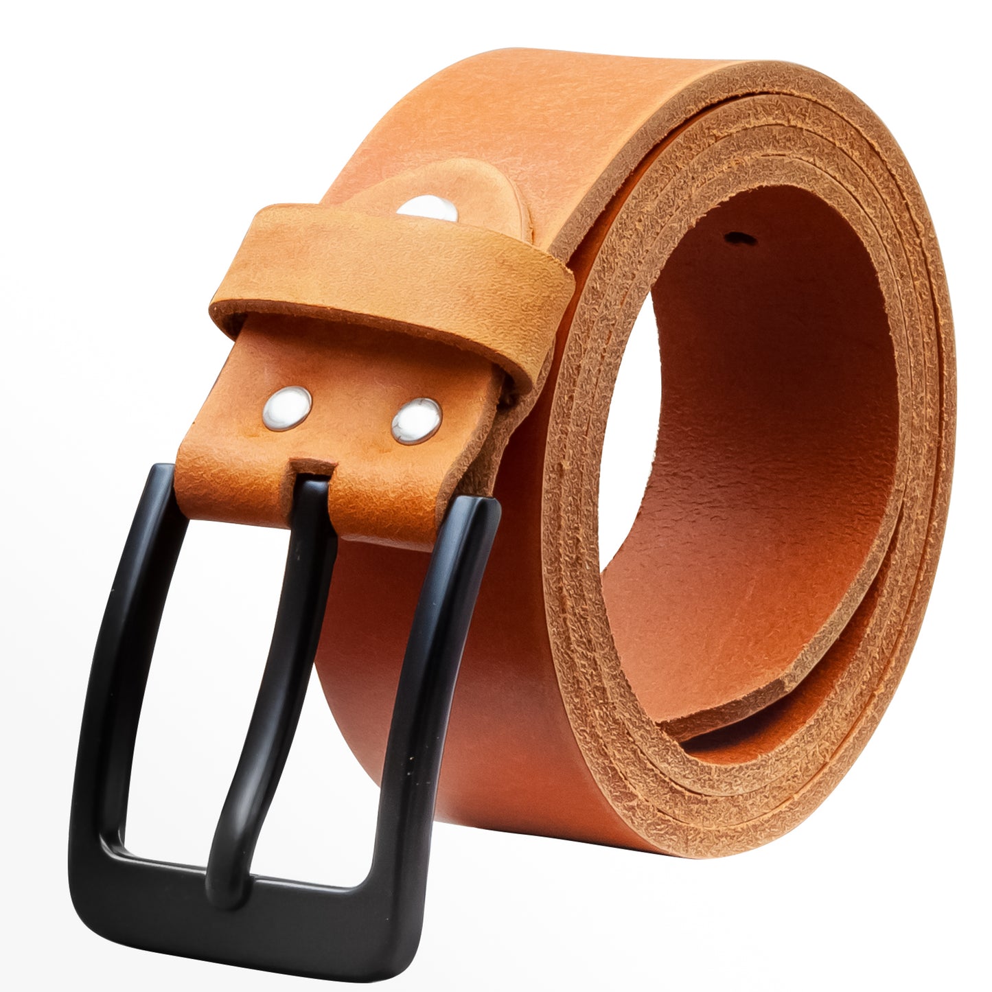 40 mm Gürtel Geschliffenes Leder Modell EH57-GE-Cognac