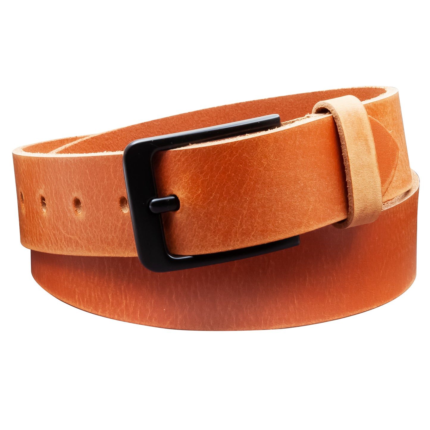 40 mm Gürtel Geschliffenes Leder Modell EH57-GE-Cognac
