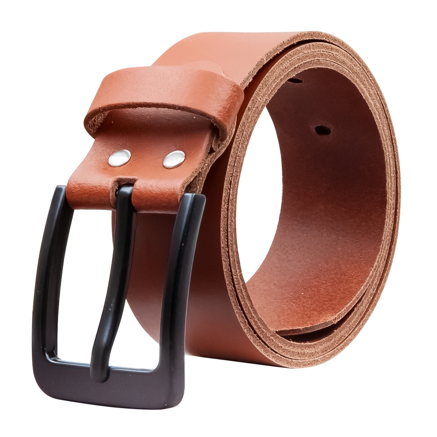40 mm Gürtel Spaltleder Modell EH57-SL-Cognac