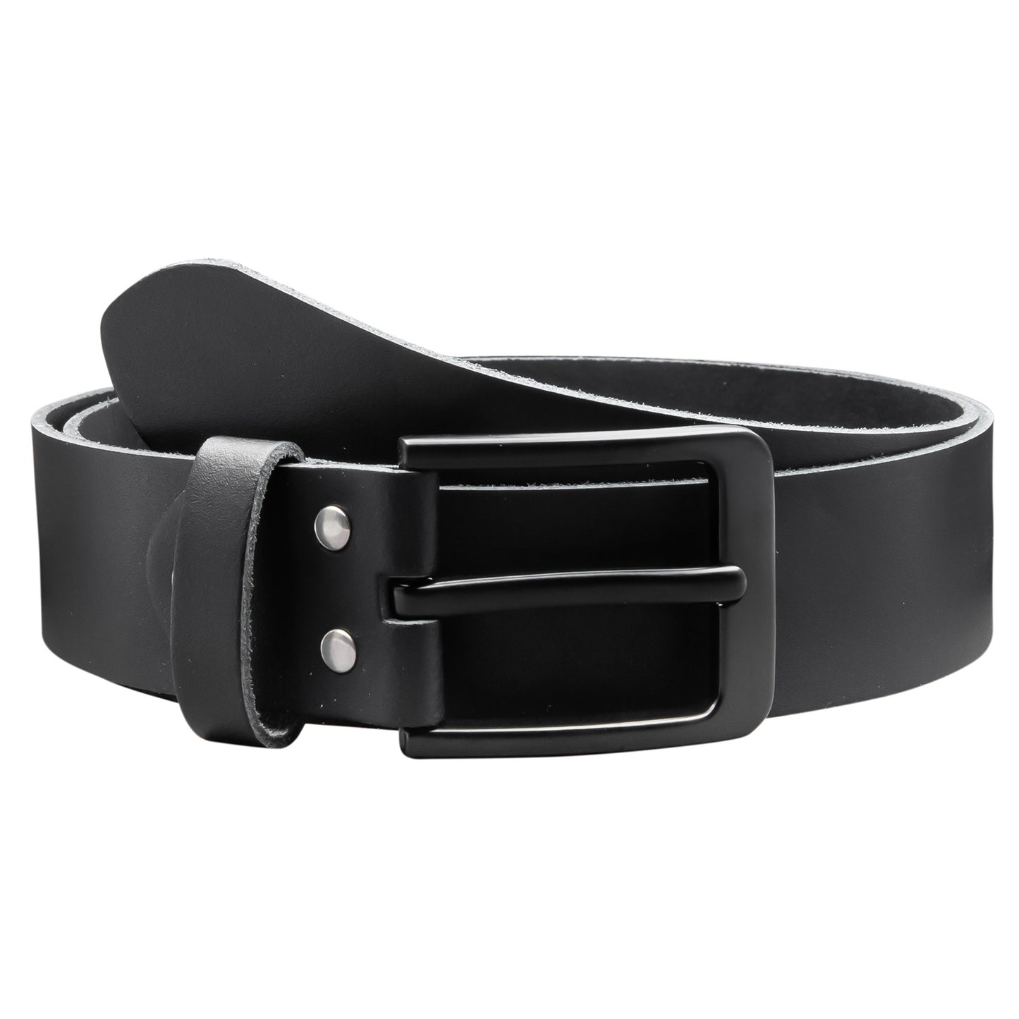 40 mm Gürtel Spaltleder Modell EH57-SL-Schwarz