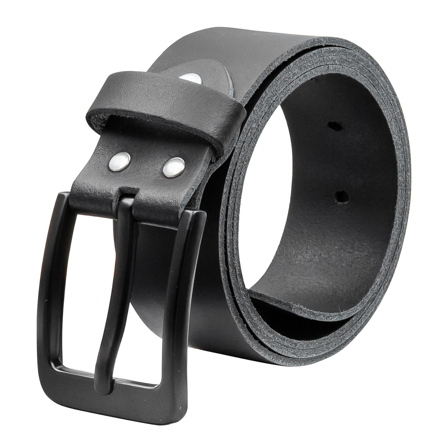 40 mm Gürtel Spaltleder Modell EH57-SL-Schwarz