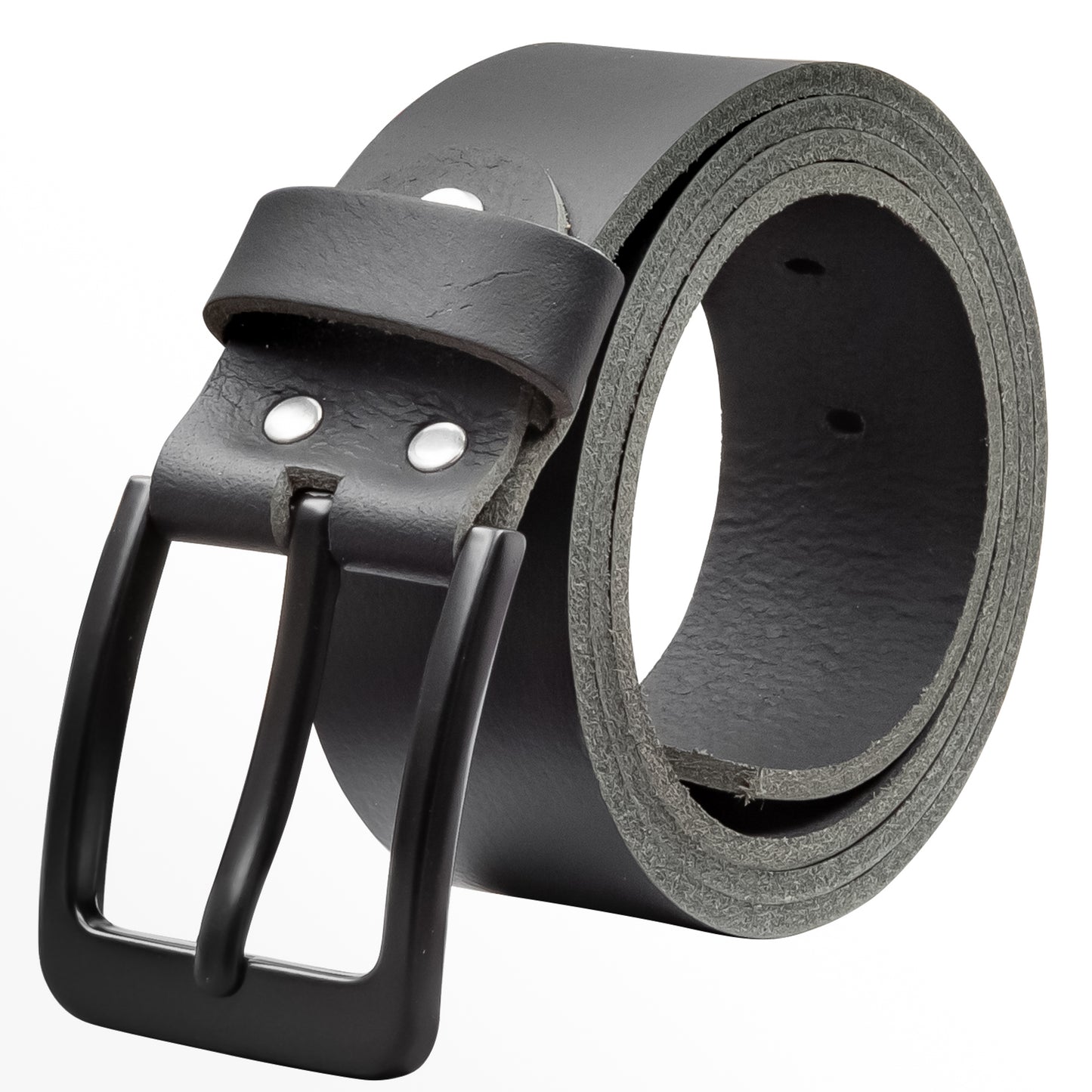 40 mm Gürtel Vollleder Modell EH57-VL-Schwarz