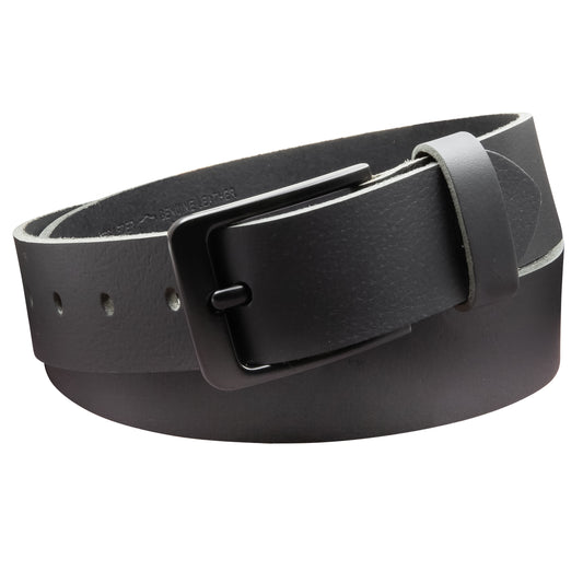 40 mm Gürtel Vollleder Modell EH57-VL-Schwarz
