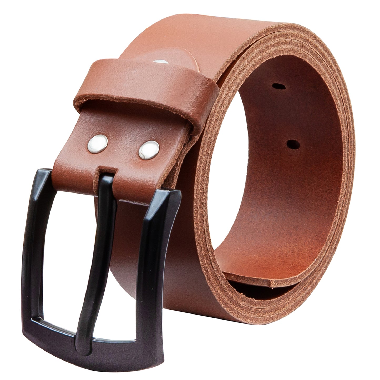 40 mm Gürtel Spaltleder Modell EH59-SL-Hellbraun