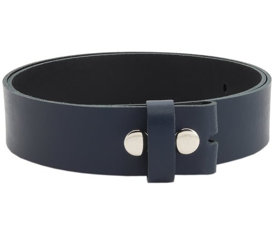 40 mm Gürtel Spaltleder Modell EH101-SL-Dunkelblau