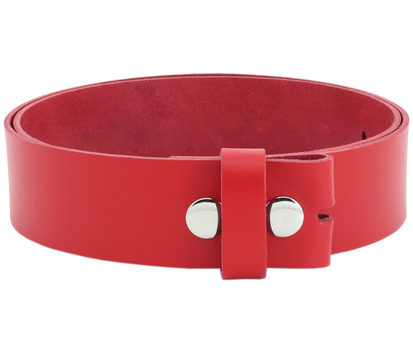 40 mm Gürtel Spaltleder Modell EH101-SL-Rot