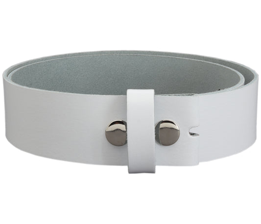 40 mm Gürtel Spaltleder Modell EH101-SL-Weiss